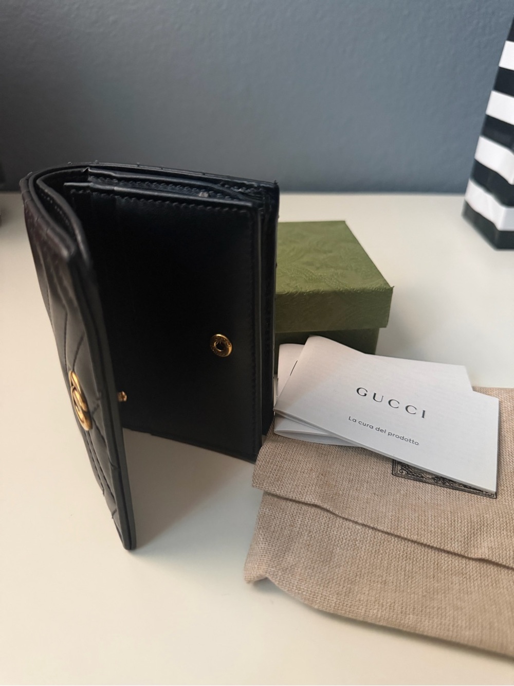 Gucci GG Marmont card case wallet - Picture 3 of 3